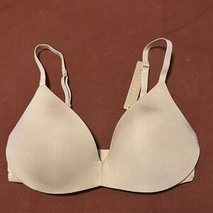 WIRELESS FORM PUSH-UP PLUNGE BRA | CLAY